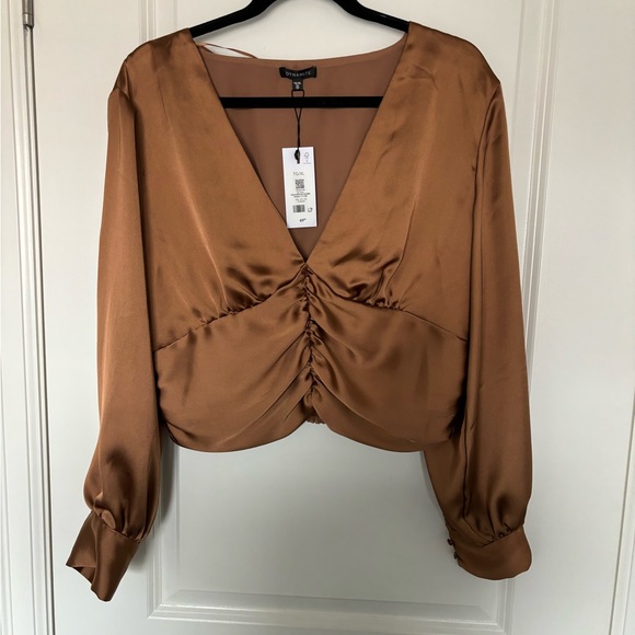 Dynamite Blouse - Cognac SZ. XL - Picture 1 of 3